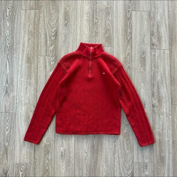 トップス 90's POLO JEANS Ralph Lauren Zip up Knit Polo Ralph Lauren | Sweaters | Vintage 9s Red Polo Jeans Ralph